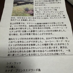 赤毛のアン作者の自宅敷地内に生えていたリンゴの木を使って制作された超希少なwatts tree farm製ボールペンの画像