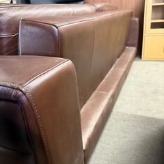 カウチソファー　オットマン　三人掛けの画像