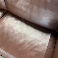 カウチソファー　オットマン　三人掛けの画像