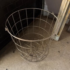 【無料/ステンレスカゴあげます】の画像