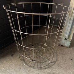 【無料/ステンレスカゴあげます】の画像