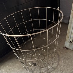 【無料/ステンレスカゴあげます】の画像