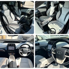 美車　フルモデリスタ　白革シート　9インチナビ　ヘッドアップディスプレイ　50プリウスの画像