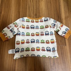 トーマス パジャマ　ユニクロキルトパジャマ　ユニクロキッズ　男の子保育園着90の画像