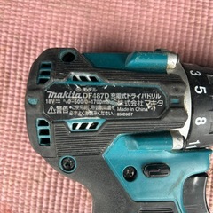 マキタV18充電式ドリルの画像