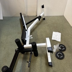 【引き取り限定】レッグフラットベンチ　ボディデザイン　健康器具の画像