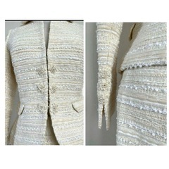 TO BE CHIC 上品 フォーマルスーツ　サイズ40 usedトゥービーシック  スーツ
の画像