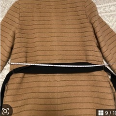 シップス　SHIPS コート　キャメル　アンゴラ　ノーカラーの画像