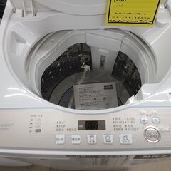 J1777【リユースのサカイ柏店】SHARP　シャープ　5.5kg全自動洗濯機　ES-G55UC-N　2019年製　動作確認、クリーニング済みの画像