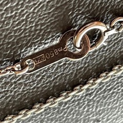 プラチナ pt850 ネックレスの画像