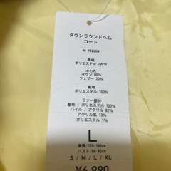 新品未使用　ダウンコートの画像