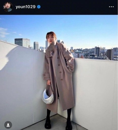 フレイアイディー　タックバルマカンロングコート