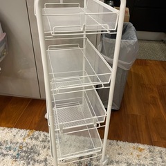 無料！　ワゴン　収納　キャスター　４段の画像