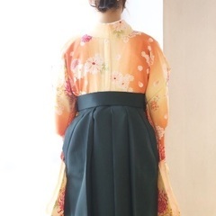 少しお値下げ中です　袴とショート丈着物２点セットの画像