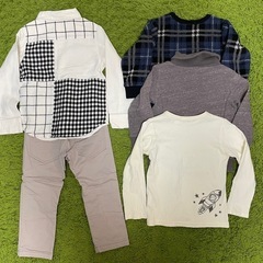子供服100・110㎝（長袖・長ズボン） 5点セットの画像