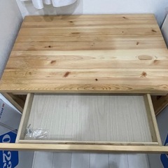 無印良品 パイン材デスク 幅86×奥行58×高さ70cmの画像