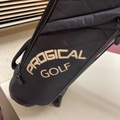 PROGICAL GOLF スタンドバッグ ブラック 練習 スリムタイプの画像