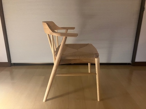 無垢材のペーパーコードチェア