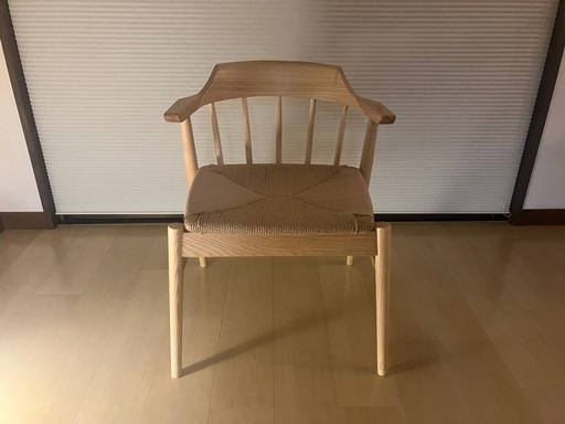 無垢材のペーパーコードチェア