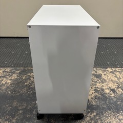 ラックワゴン　サイドキャビネット　ホワイトの画像