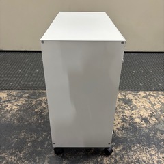 ラックワゴン　サイドキャビネット　ホワイトの画像