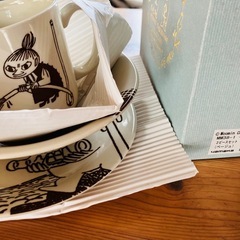 新品✨ムーミン食器3点セット、箱付きの画像