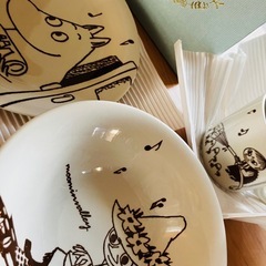 新品✨ムーミン食器3点セット、箱付きの画像