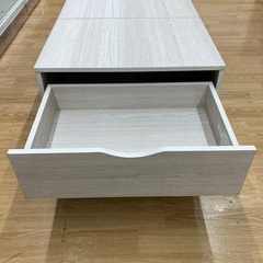 【トレファクマーケット久喜店】ニトリ　ローテーブル　引き出し付の画像