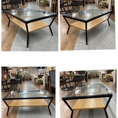 S770 ⭐ バルス/フランフラン コーヒーテーブル センターテーブル 幅90cm USEDの画像