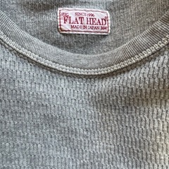 FLAT HEAD 長袖カットソー グレー サイズ38の画像