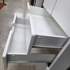 J8662 【リユースのサカイ柏店】 IKEA イケア STUVA MALAD 収納棚 ホワイト クリーニング済の画像