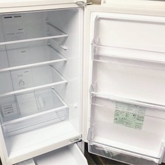 (送料無料) 2022年 極美品 201L 冷蔵庫 ゆったり大容量 全段強化処理ガラス棚 低温フリーケース ⑤の画像