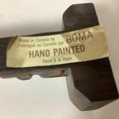 カナダ　トーテム・ ポール　彫刻　置物　飾り　オブジェ　魔除け　木製　ミニチュアの画像