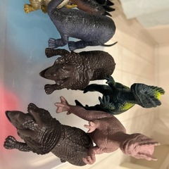 恐竜おもちゃせっとセットの画像