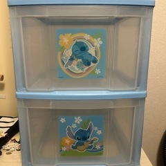 ディズニー スティッチ 4段プラチェストの画像