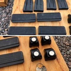 ジムニー JB23用 Terzo キャリアベース 鍵付 ルーフレール無し車用の画像