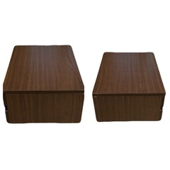 木製テレビ台　引出し付き　キャスター付きの画像