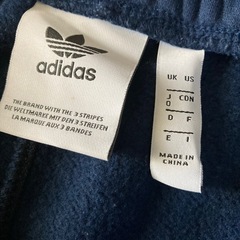 アディダス ジャージ 紺色の画像