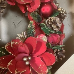 クリスマスリースの画像