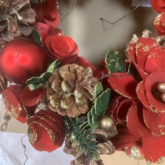 クリスマスリースの画像