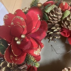 クリスマスリースの画像
