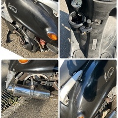 軽整備済み‼️ ビーノ125 社外マフラー　配送可能　現車確認可能の画像