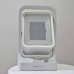 ★新品級!! ほぼ未使用 セラミック ファンヒーター SilentDX  温風ファンヒーター 即暖 角度調整の画像