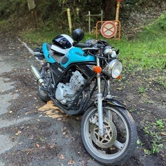 YAMAHA SRX250カフェレーサー仕様 3wpエンジンの画像