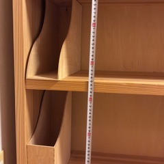 杉天然木の本棚の画像