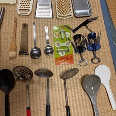 【無料】キッチンツールまとめて　料理、製菓、ワインオープナーなどの画像