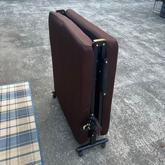 ★動作良好★サンエム 電動リクライニングベッド★折りたたみベッド★の画像