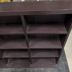 本棚 美品 焦茶の画像