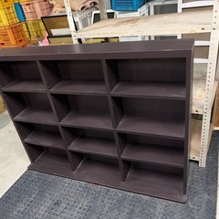 本棚 美品 焦茶の画像