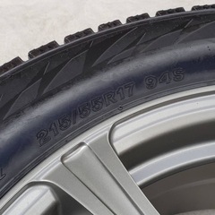 2021年製造❗️ブリザック❗215/55R17❗5H114.3❗17インチアルミホイール❗の画像